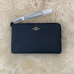 Coach Double Zip Wristlet